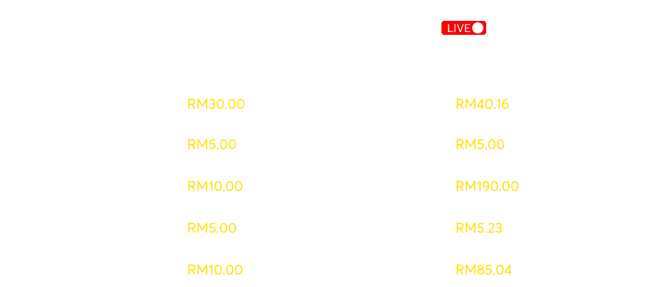 Live transaction